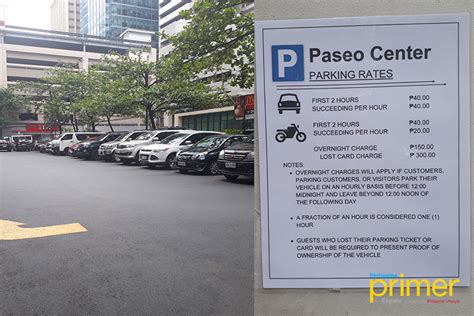 A Guide to Parking Lots and Fees in Makati City.